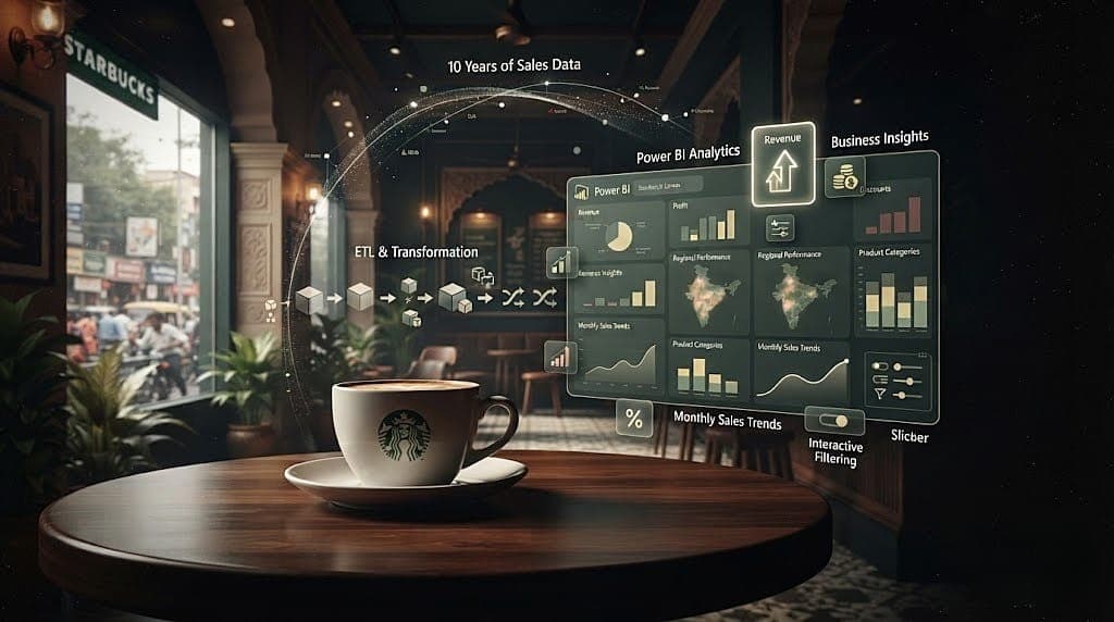 Starbucks India 10-Year Sales Analytics